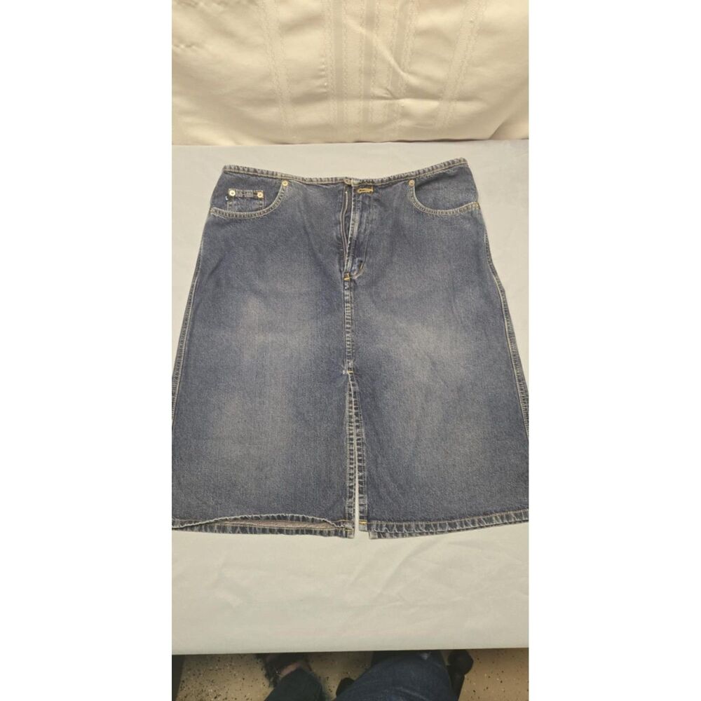 Womens Blue Jean Skirt 13/14 Express Jeans